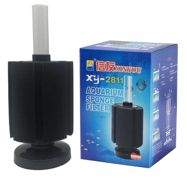 الفلتر الإسفنجي البيولوجي والميكانيكي لأحواض الأسماك والجمبري - XINYOU XY-2811 (M)