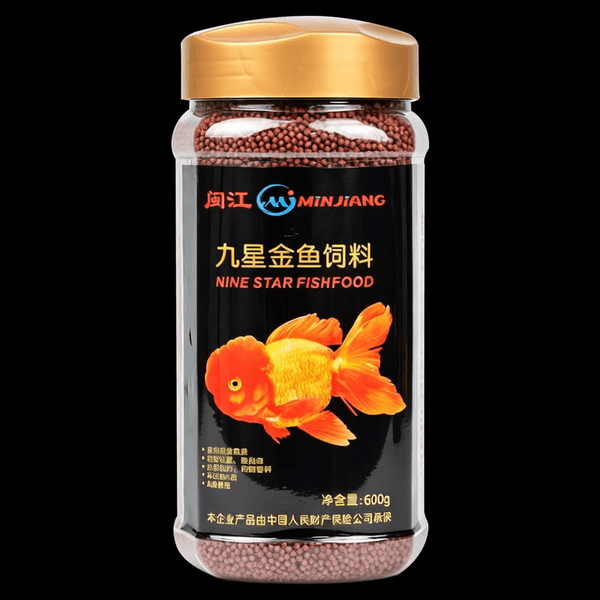 طعام أسماك الجولد فيش الفاخر - Minjiang Nine Star Goldfish Food (وزن 600g)